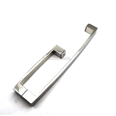 РС107-425 ручка-скоба двухсторонняя для стеклянной двери 10х30х225х425